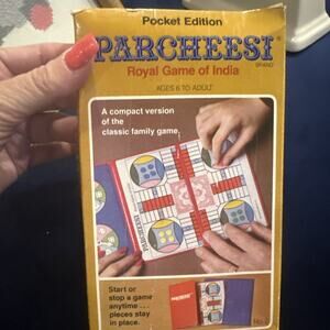 Selchow & Righter Parcheesi Pocket‎ Edition 1980 Vintage